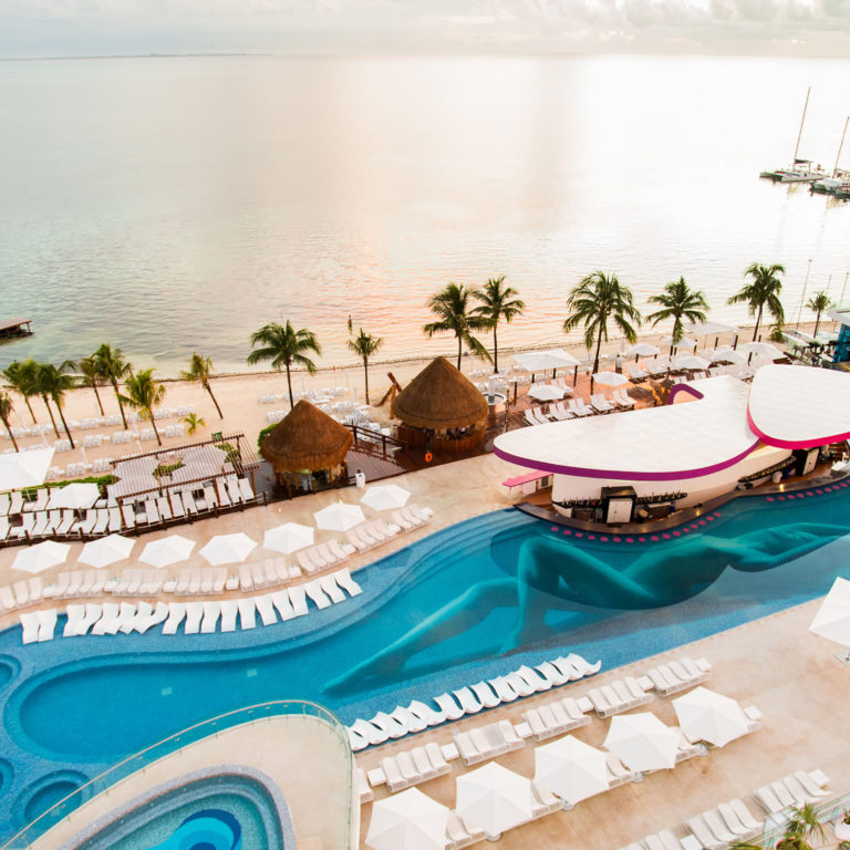 aerial view of temptation resort