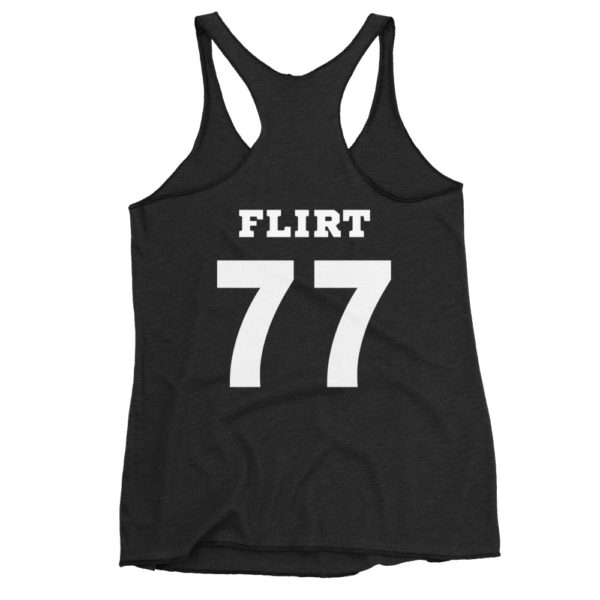 Football Jersey Tri-Blend Tank, Flirt - Image 2