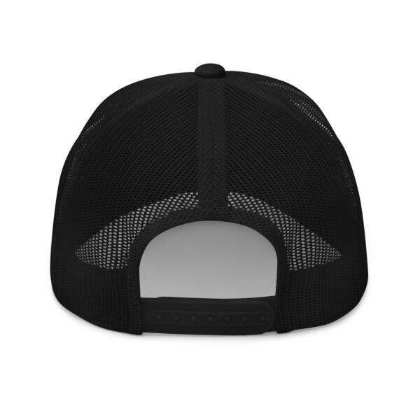 77 Logo Low Profile Trucker (Women’s) Black/Black/White - Image 4