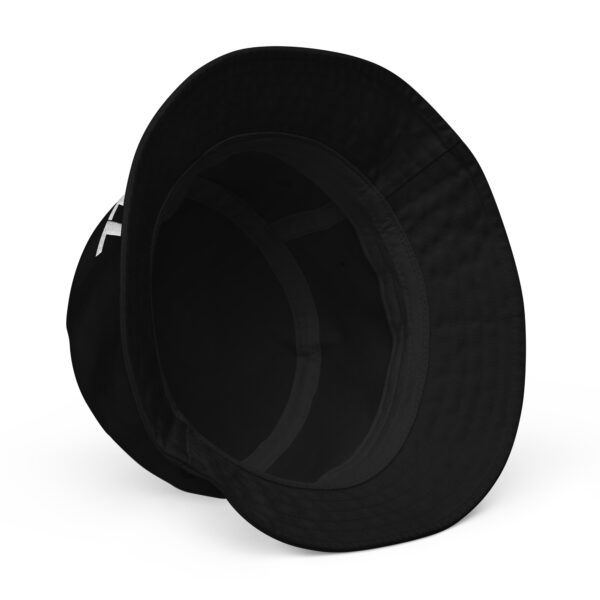 77 Logo Bucket Hat, Unisex, Black/White - Image 2