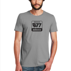 "Hecho En Mexico" Men's Softest T-Shirt, White/Black, Charcoal/Black, Storm Grey/Black