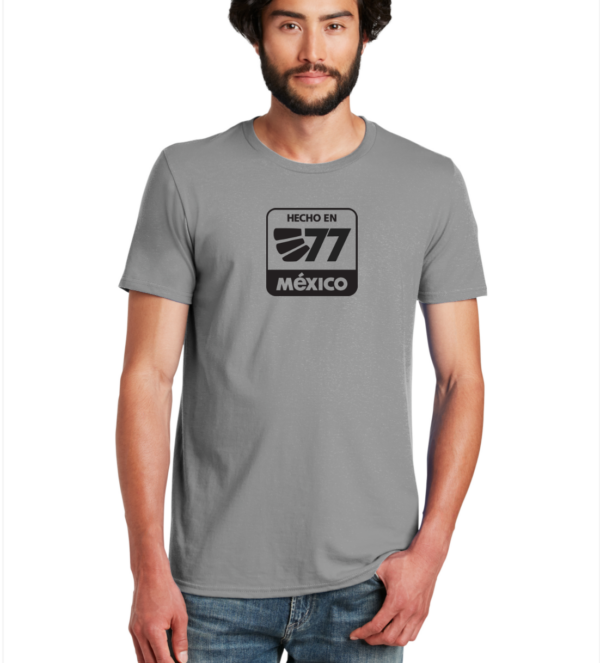 "Hecho En Mexico" Men's Softest T-Shirt, White/Black, Charcoal/Black, Storm Grey/Black