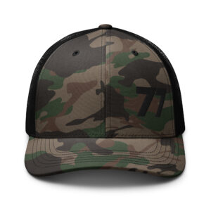 Camouflage Trucker Snapback - Low Profile, Unisex