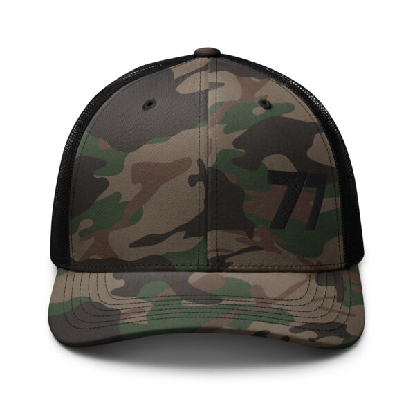 Camouflage Trucker Snapback - Low Profile, Unisex