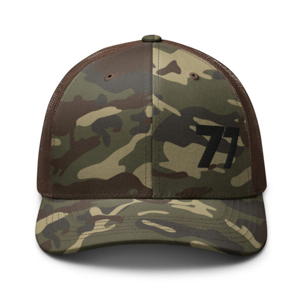 Camouflage Trucker Snapback - Low Profile, Unisex - Image 4