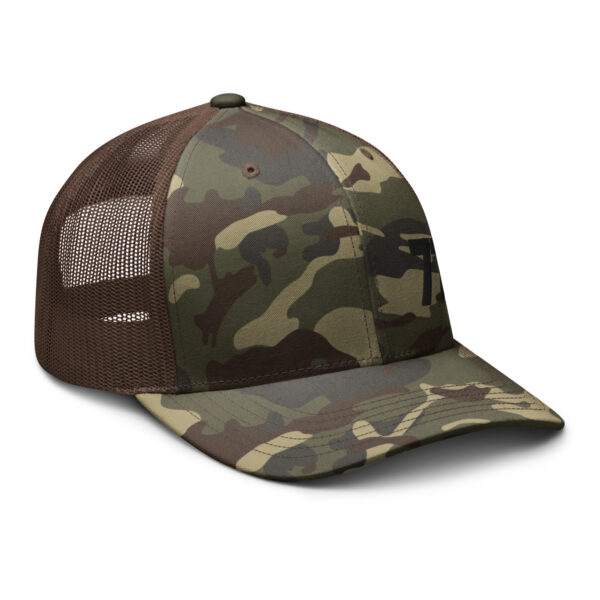 Camouflage Trucker Snapback - Low Profile, Unisex - Image 6