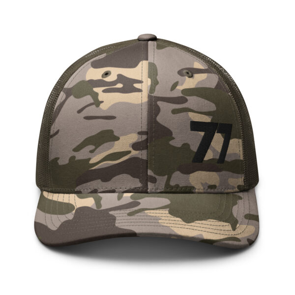 Camouflage Trucker Snapback - Low Profile, Unisex - Image 7